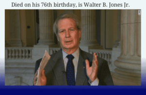 Congressman Walter Jones Dies At 76 On His 76 Birthday