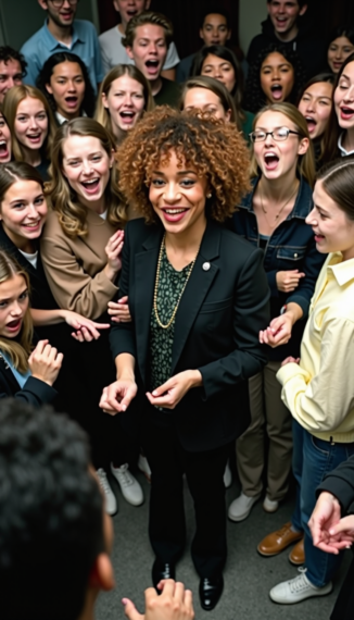 a group of women laughing