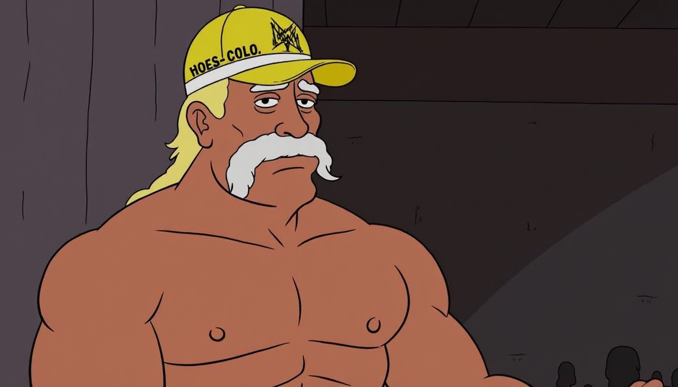 cartoon man with a mustache and yellow hat